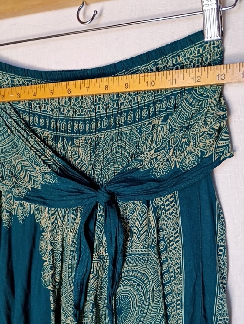 BANGKOKPANTS Women's Smocked Convertible Strapless Dress/Skirt  Size M - Picture 7 of 9